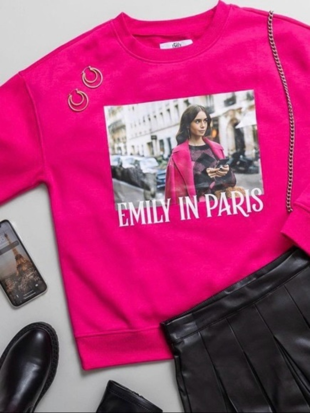 Emily in Paris Official Netflix Crewneck